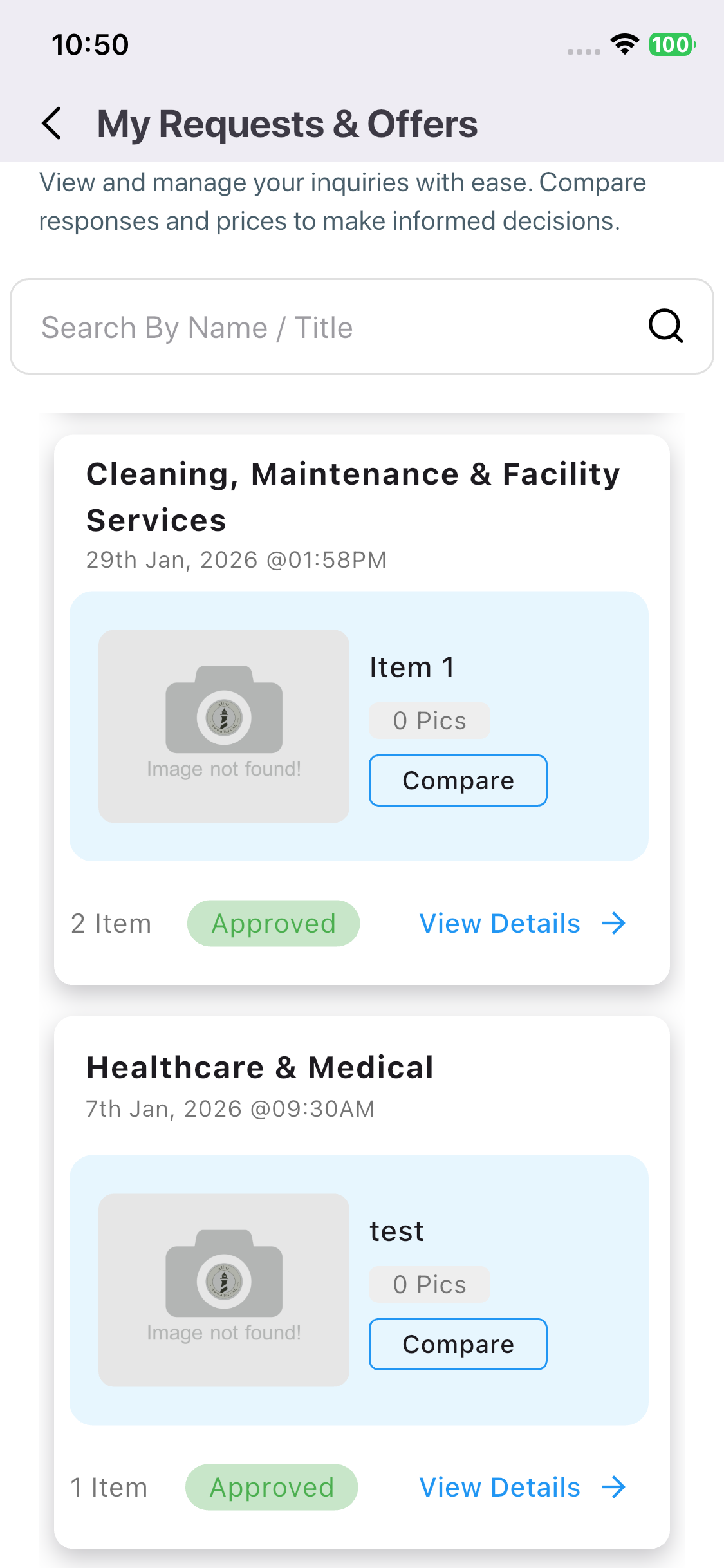 ALFNR business directory screen